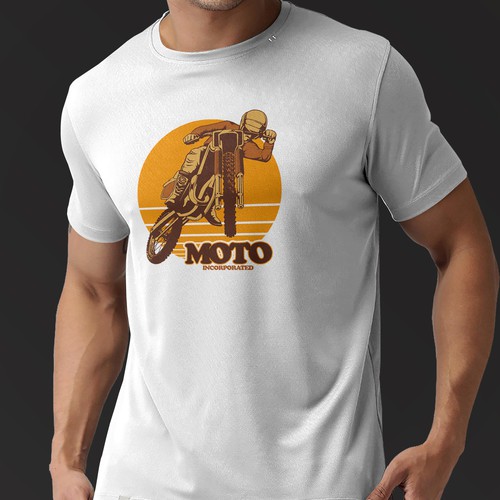 Vintage MX T-Shirt Design to Appeal to Motocross Enthusiasts Design by ppriess