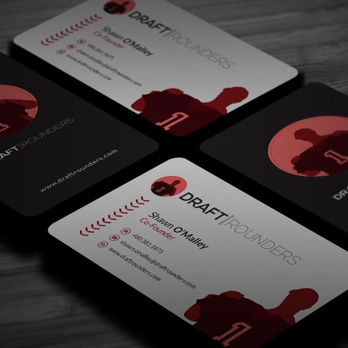 ***Draft Rounders needs a new business card*** Design by GratefulDuck