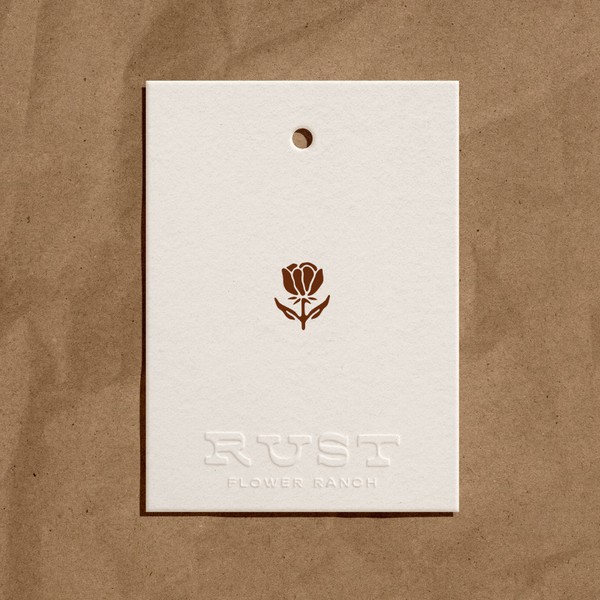 Logo Concept for Rust Flower Ranch