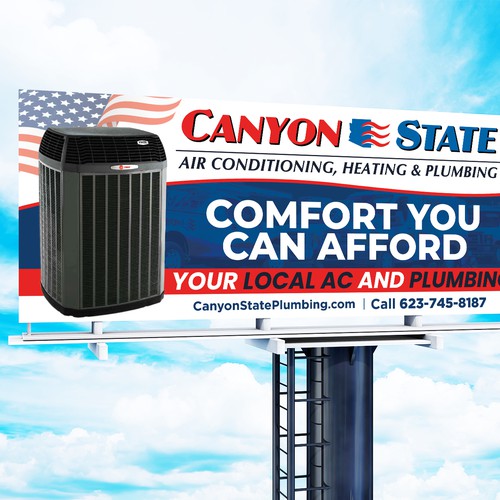 Design An Eye-Catching Billboard For An HVAC Company Design réalisé par GrApHiC cReAtIoN™