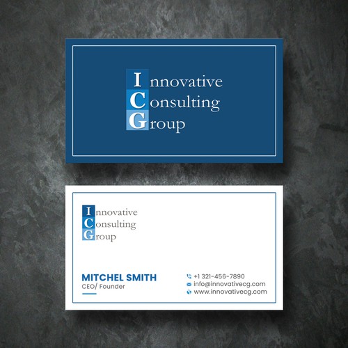 Design di ICG Business Cards di Create_Point