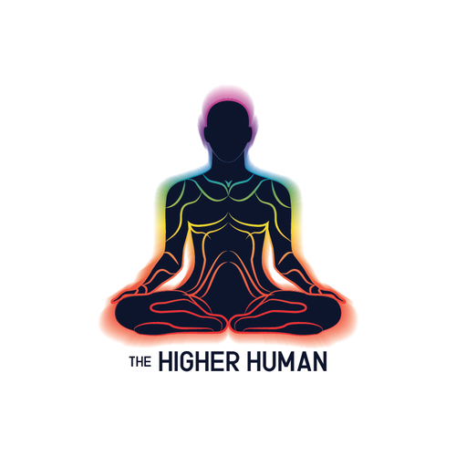 Create cool ascending meditating figure logo to promote life coaching business! Design by Domcidep