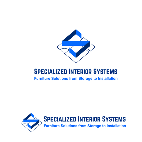 We need a powerful yet elegant and simple logo for our business interior solutions company. Design by lanmorys