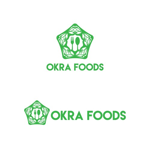 Okra inspired logo design Design by saidunsmg