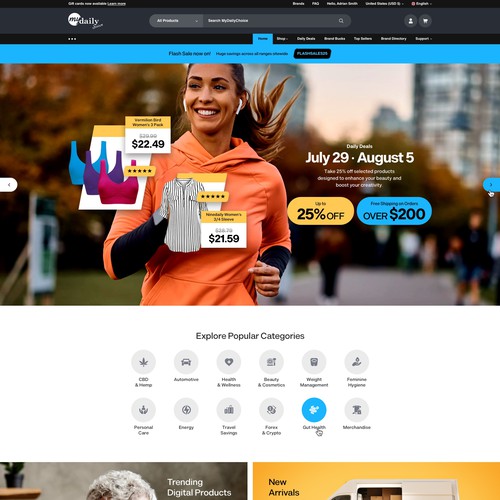 Revamp our e-com website! Design by keilaMaria