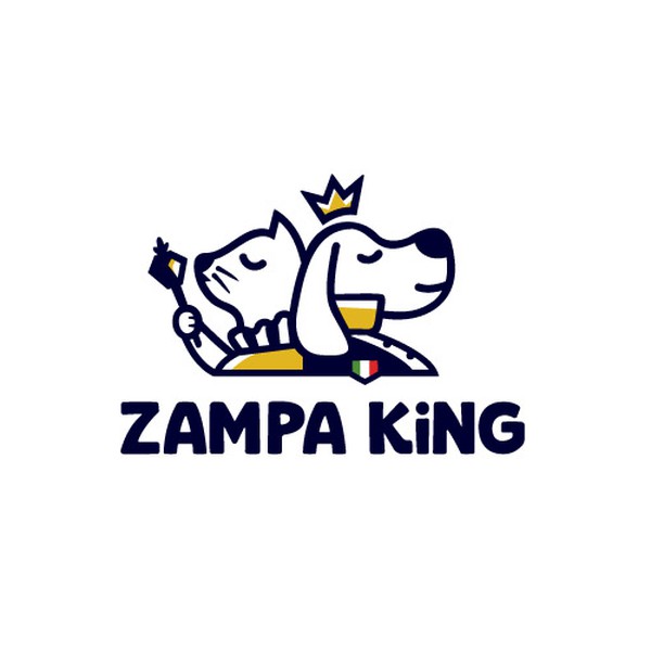 Logo for a native pet food brand in Italy.