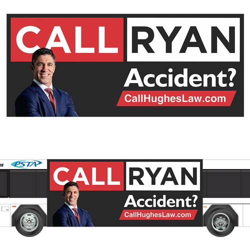 Bus Ad for Lawyer - Need diff styles Design réalisé par TypeF Design