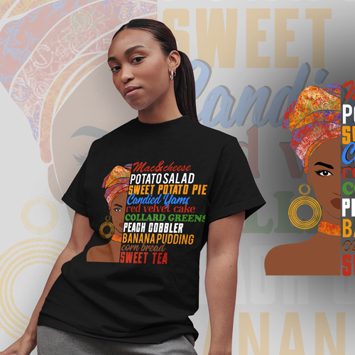 Soul Food/Foodie Themed T-Shirt Designs Design by MaryRay