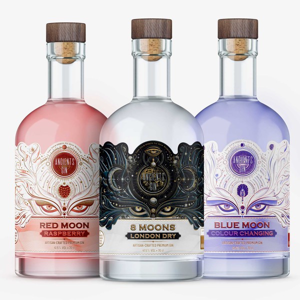 Series of labels Gin