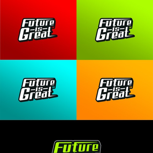 "Future Is Great" new optimistic, futuristic brand needs a stylized logo-ontwerp door Grapìkal