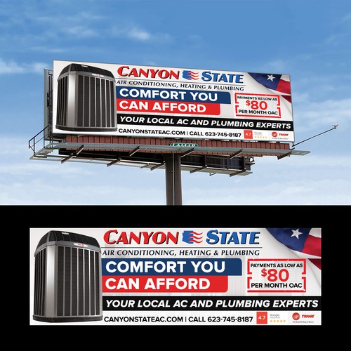 Design An Eye-Catching Billboard For An HVAC Company Design by Dan Sign