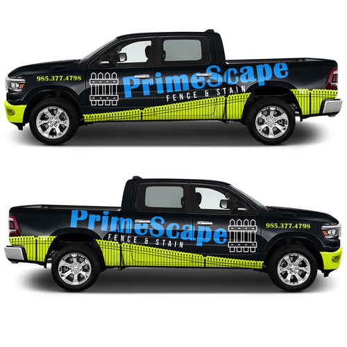 company truck wrap that looks professional and catches the eye Design by theANUNGs