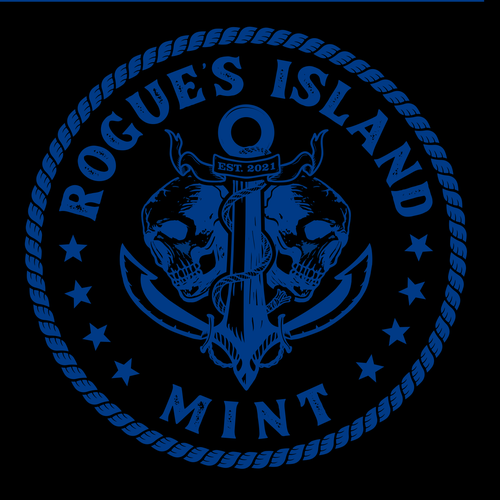 Rogue's Island Mint Logo Design by Ongie