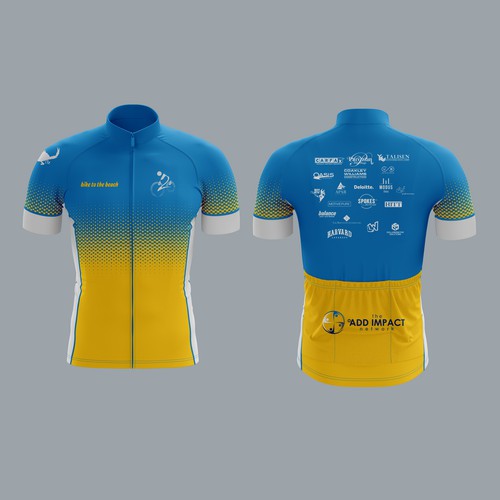 Cycling Jersey for Autism Charity Ride Design by H.D.