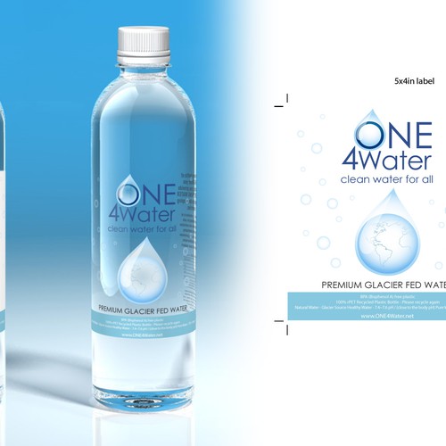 DESIGN A UNIQUE LABEL FOR PREMIUM WATER BOTTLE COMPANY!! | Print or ...