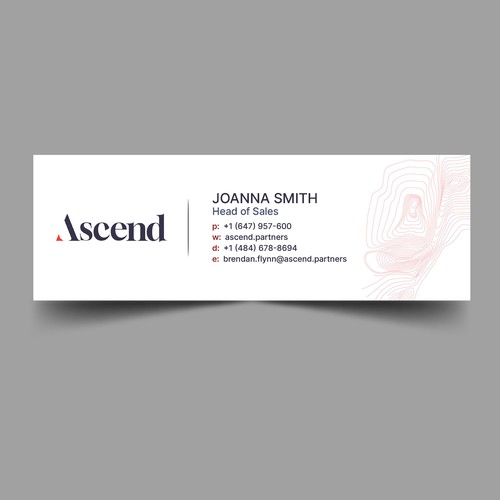 Design di Ascend Partners New Branded Email Signature di Xnine