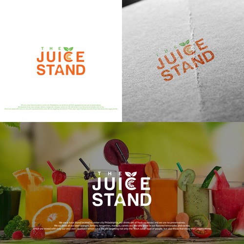 Design a FRESH logo for "The Juice Stand" Design by Bravy Art