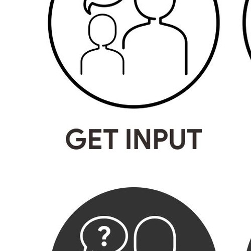 5 separate yet cohesive ideograms to identify concepts Design by Leo Sidharta