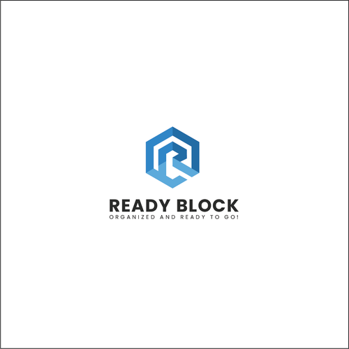 A "block" logo that is "ready" to go at the shot of the starters gun! Design by manusiaaris