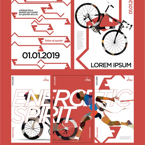 Design by Ramaji titled "Pro Triathlon Training"