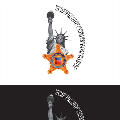 logo for United States Secret Service (New York Field Office) Electronic Crimes Task Force Réalisé par Davey_HUN