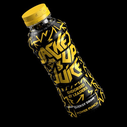 Jacked Up Juice Energy Drink Design by natalino
