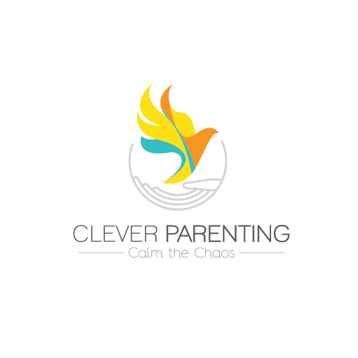 Parenting logo with the title 'logo design for clever parenting'