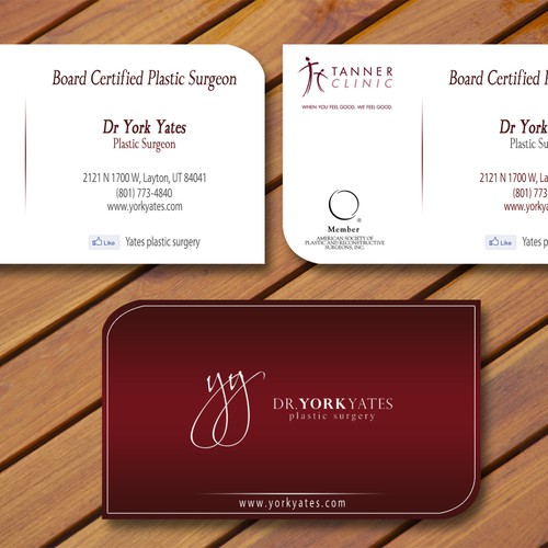 Dr. York Yates Plastic Surgery - business card Design by ls_design