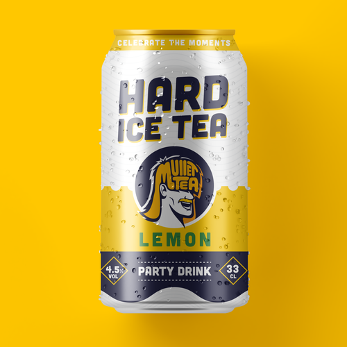 Hard Ice tea Can Design - Be Fun ! Design by DolphinArt