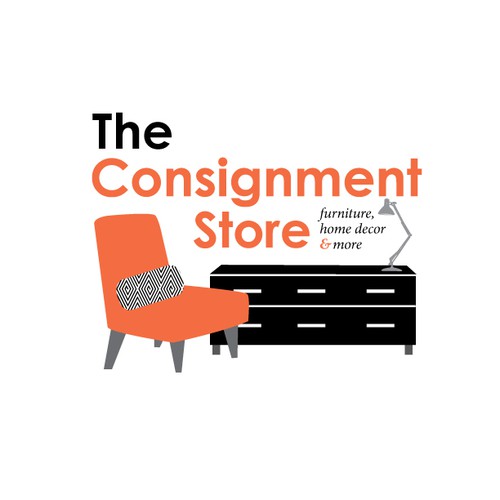 Consignment shop logo design  Logo design, Shop logo, Shop logo design