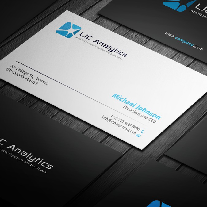 Artificial Intelligence business card Business card contest