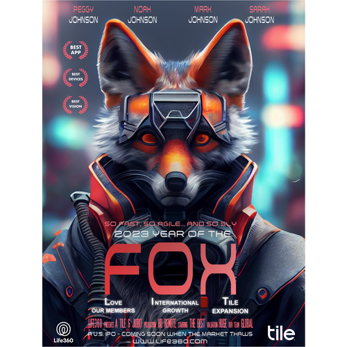 Design di Life360 2023 Year of the Fox Poster di Asiel ..