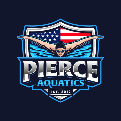Swim Team Logo Design by Gam21