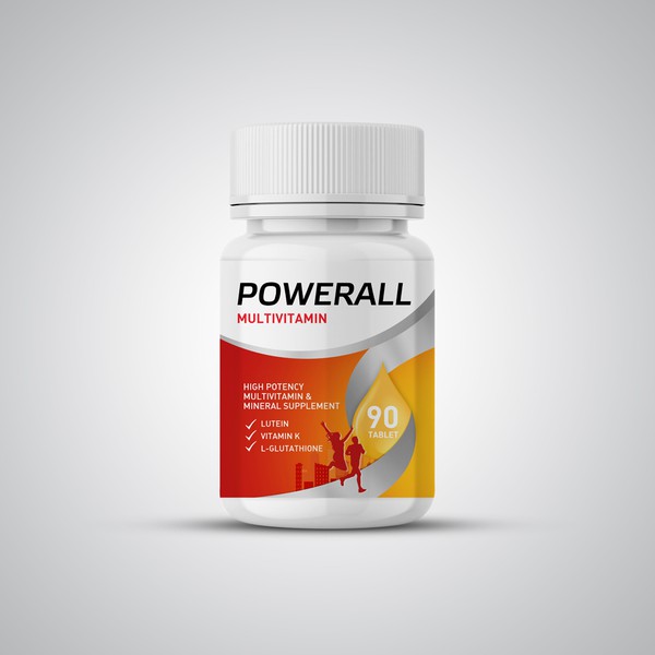 Label Design of PowerAll Multivitamin