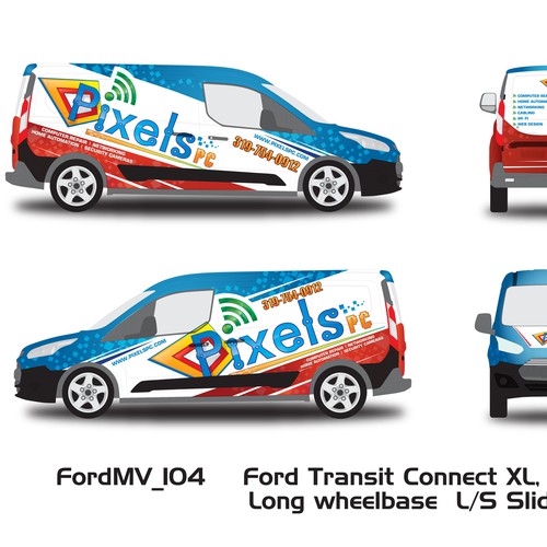 Awsome Van Wrap for Pixels PC!! Design by Tanny Dew ❤︎