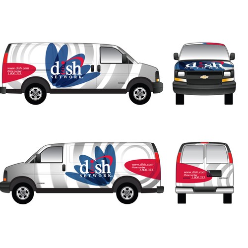 Diseño de V&S 002 ~ REDESIGN THE DISH NETWORK INSTALLATION FLEET de ArtDsg