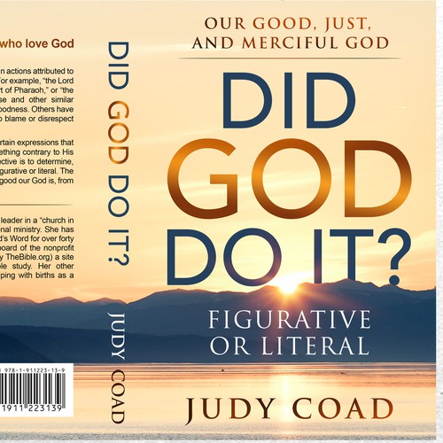 Design book cover and e-book cover  for book showing the goodness of God Diseño de ryanurz
