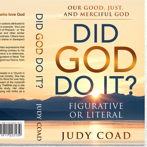 Design book cover and e-book cover  for book showing the goodness of God Design by ryanurz