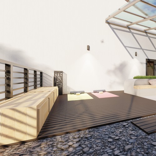 Ideation: Roof Top Terrace Design by BenTō.
