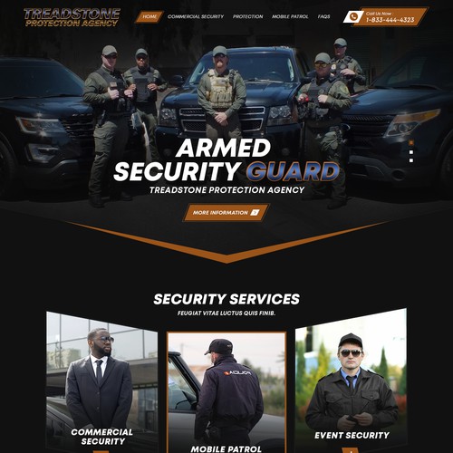 We Need A Strong Website Design For Leading Private Security Company Design von Gendesign