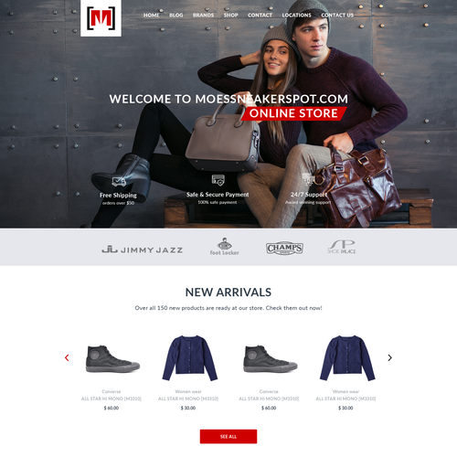 Web page design contest entry by dandyvasanth