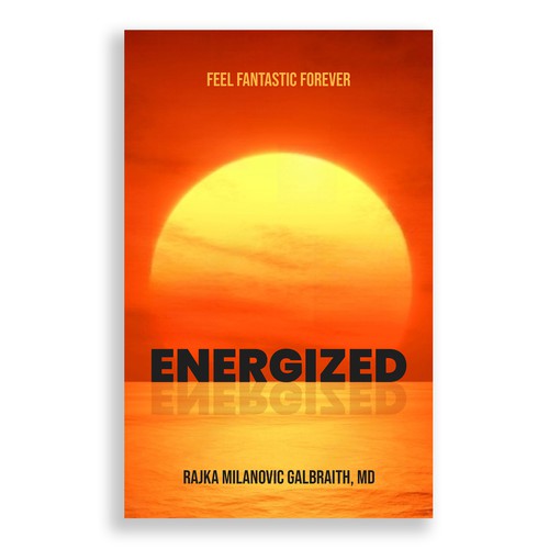Design a New York Times Bestseller E-book and book cover for my book: Energized Diseño de Crenovates