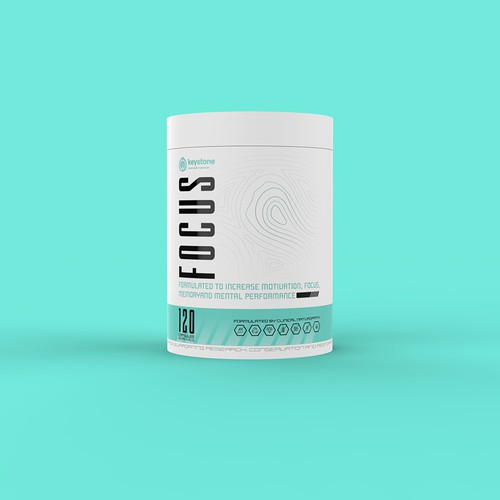 Label for a new supplement brand Réalisé par Muhiuddin99