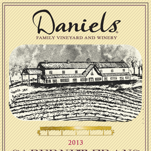 WINE LABEL FOR NEW WINERY - Classic, Traditional Design by Aaron Harden