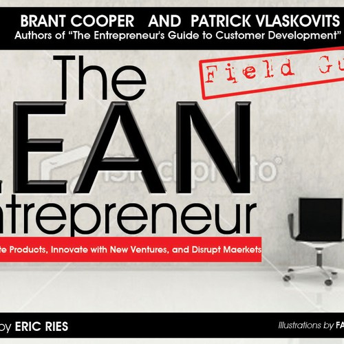 EPIC book cover needed for The Lean Entrepreneur! Design por DezignManiac