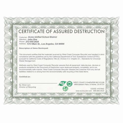 Please recreate the certificate Design by B'NY503