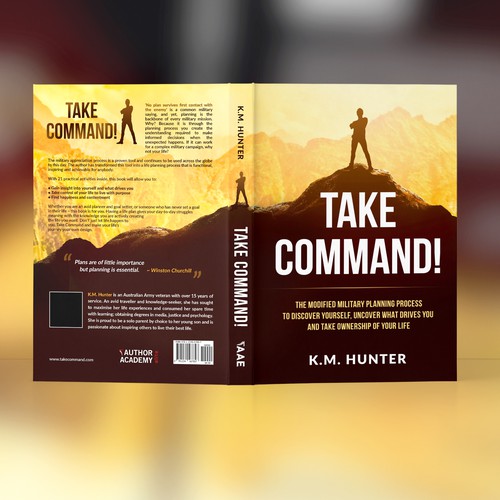 Design my book cover to Take Command! Design by GrafiqueX