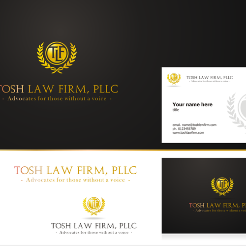 logo for Tosh Law Firm, PLLC Réalisé par NEW BRGHT