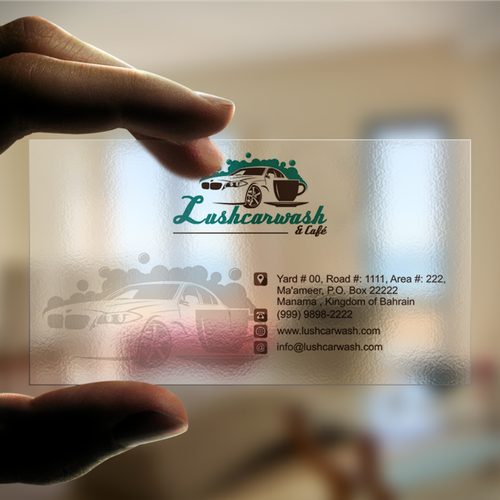 Create a fun cool carwash brand with earthy colours. Design by Khasan Junaidi