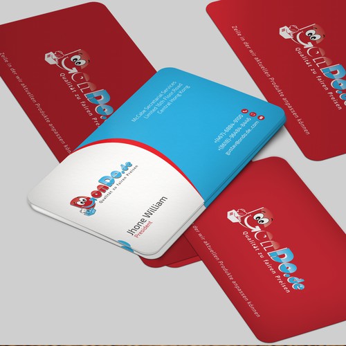 Business card contest entry by Franklin Designer